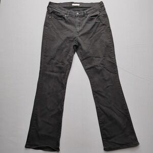 Levi Strauss Womens Classic Bootcut Jeans Black Size 16